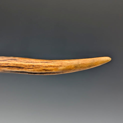 英國古董鹿角手柄牛排餐具 6 對套裝 Harrison Fisher & Co